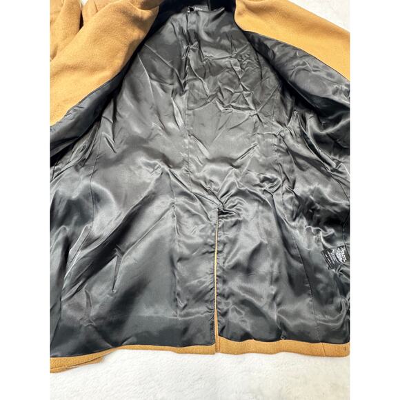 Rag & Bone Camel Double Breasted Wool Blend Blazer SZ 10 Quiet Luxury Classic - Picture 3 of 10